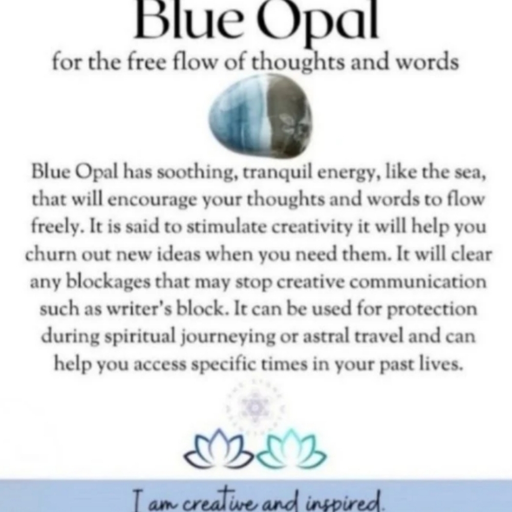 Owhyee Blue Opal Gemstone 925 Sterling Silver Handmade Pendant Necklace - Picture 6 of 6
